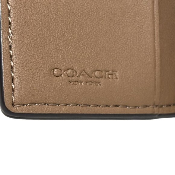 Auth COACH - CI210 Cream Beige PVC Leather Key Case - Picture 6 of 6